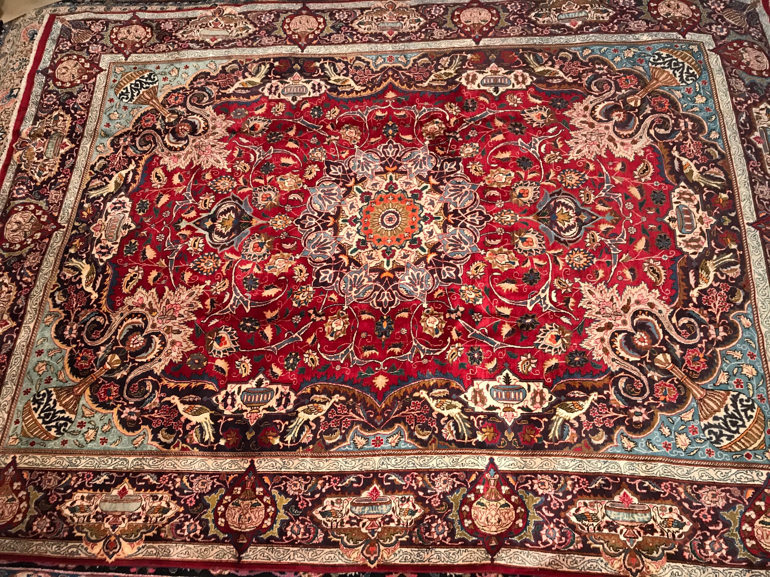 Renaissance Antique Furniture and Lighting Warehouse Dublin Ireland Persian carpets