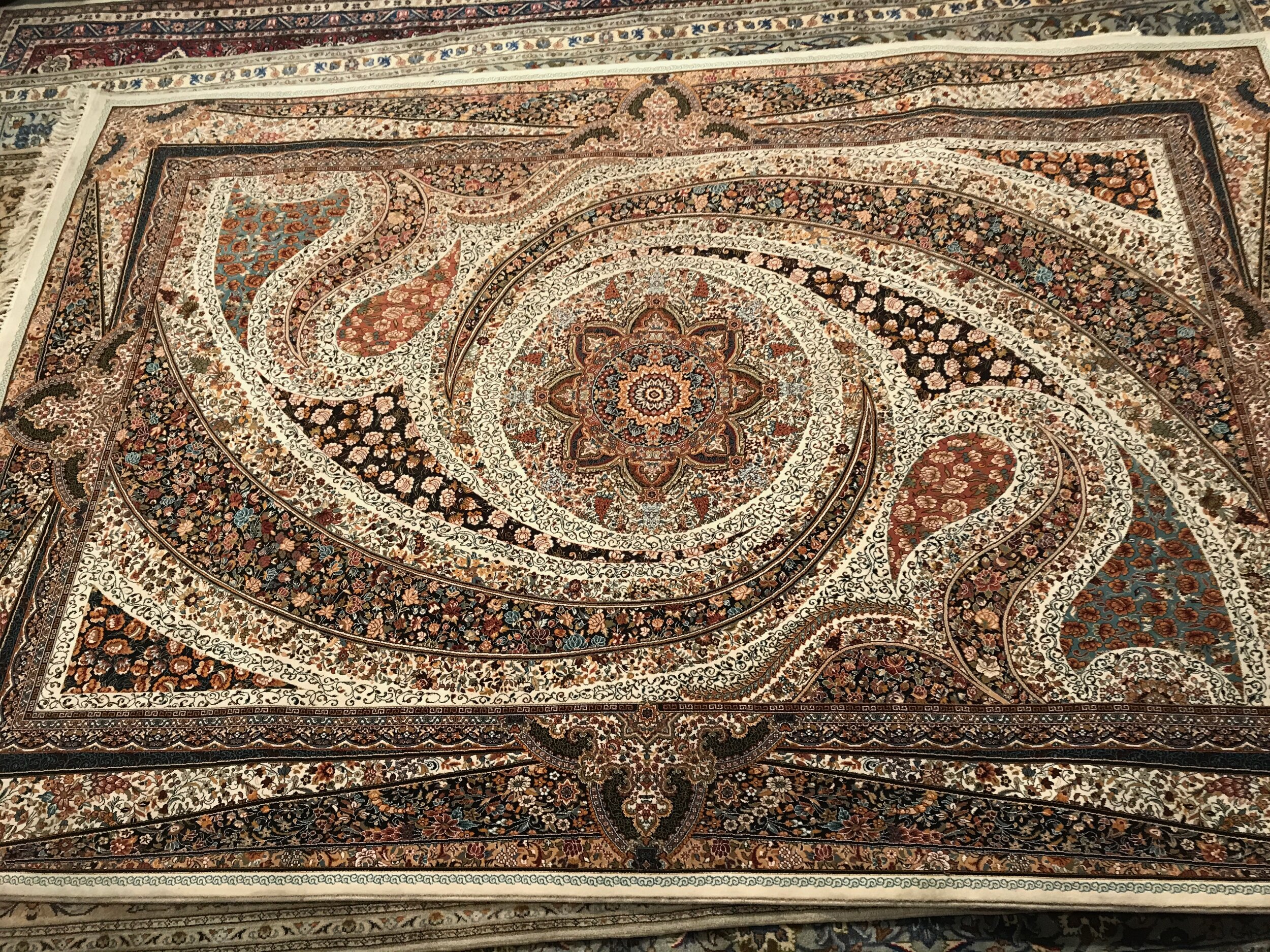 Hand knotted persian carpet