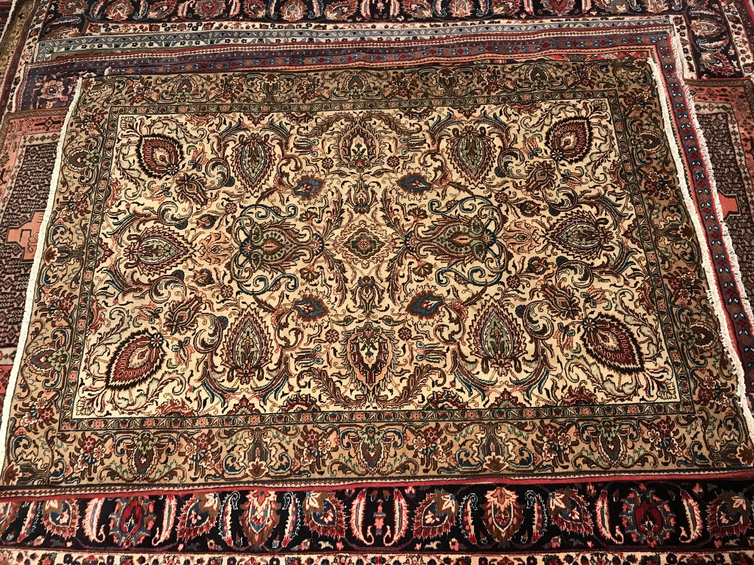 Tabriz 423 persian carpet Renaissance Antique Furniture and Lighting Warehouse Dublin Ireland