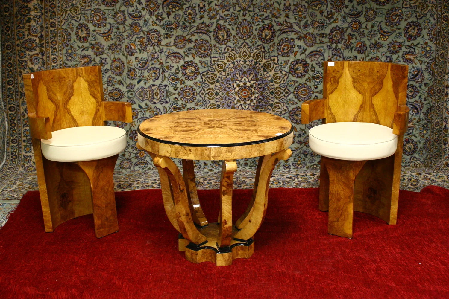 Art deco set of table and chairs Renaissance Antique Furniture and Lighting Warehouse Dublin Ireland