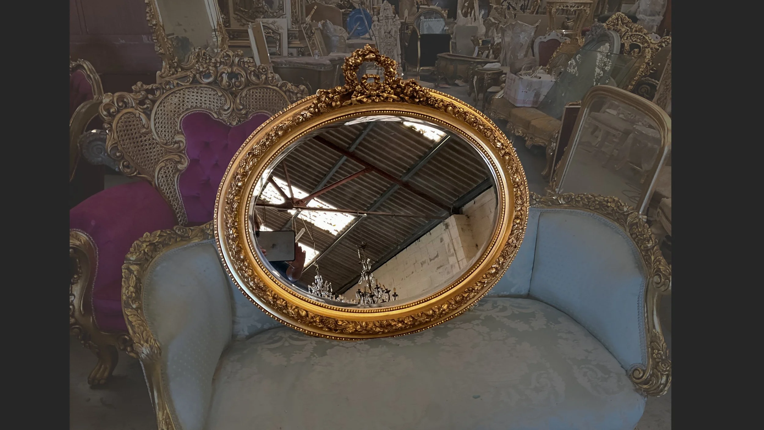 One meter by eighty four cm oval mirror.jpeg