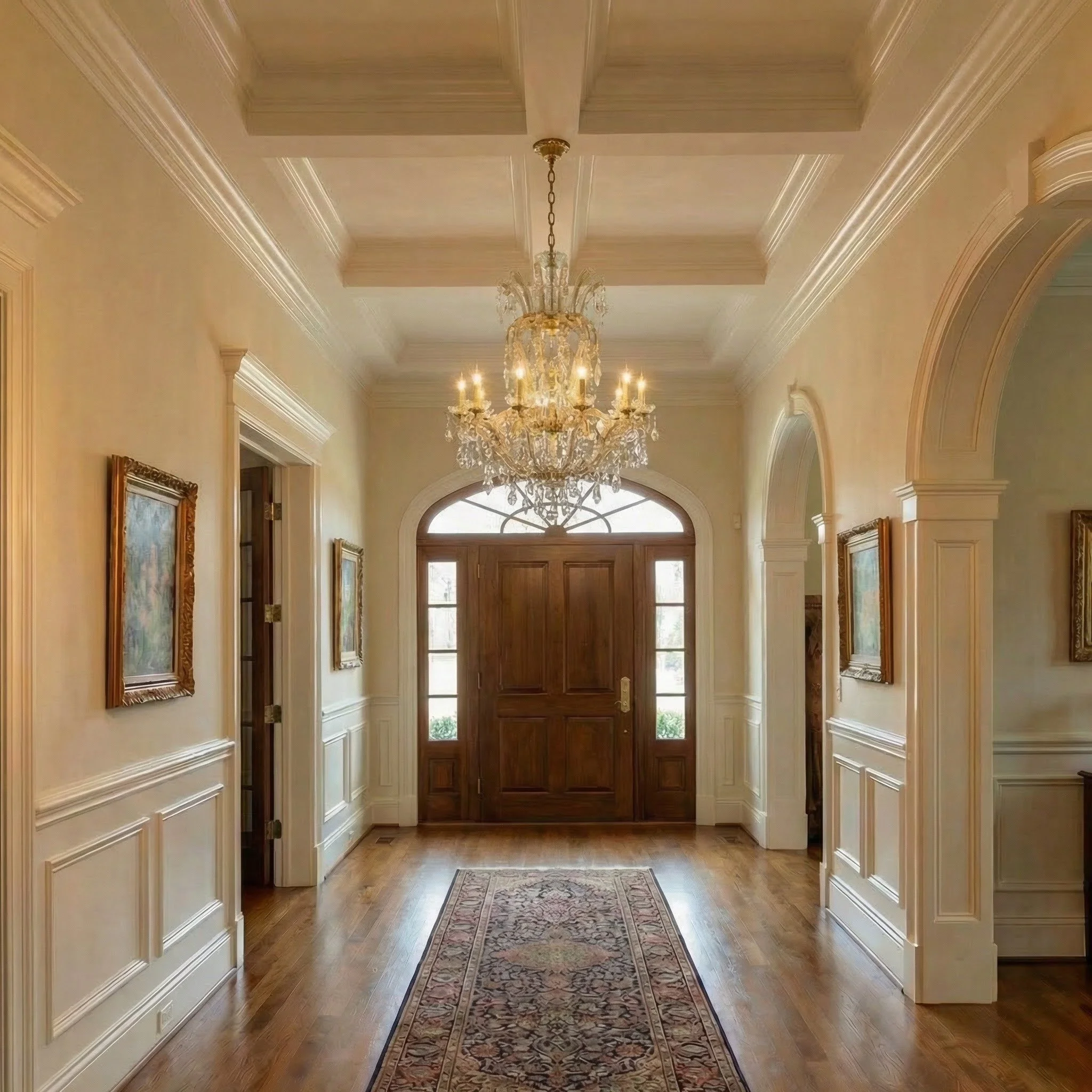 Large Crystal chandelier