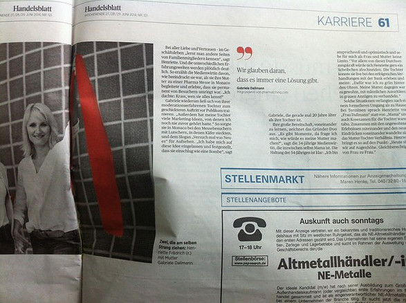 Pharmatching.com Handelsblatt