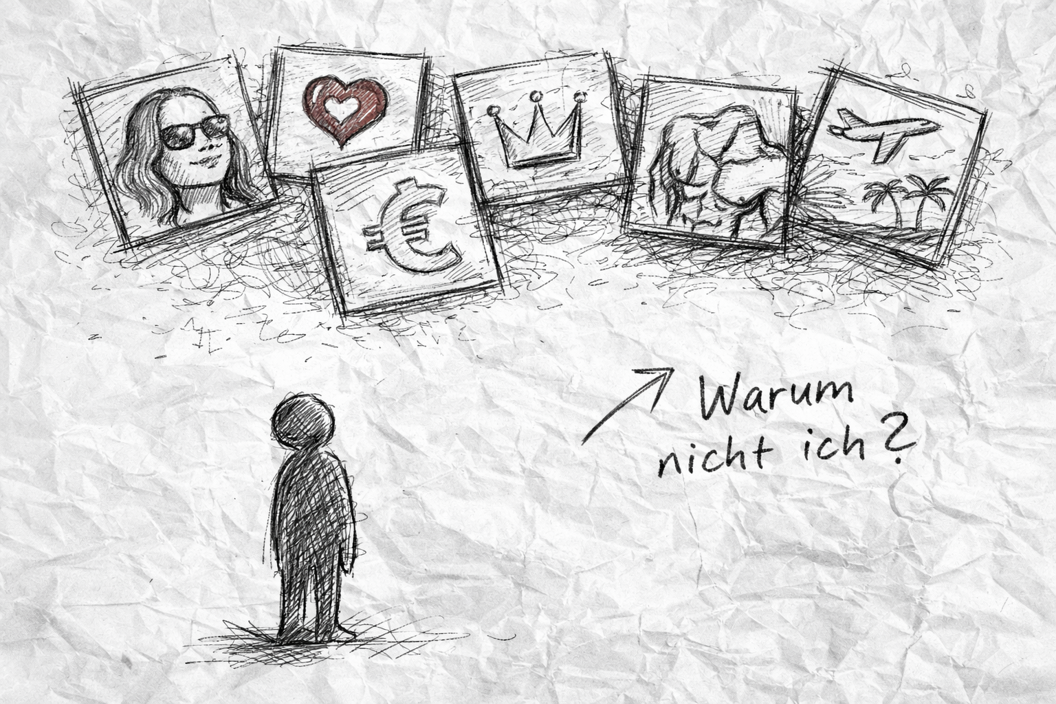 Der neidische Blick nach oben: Warum Social Media unser Glück vergiftet