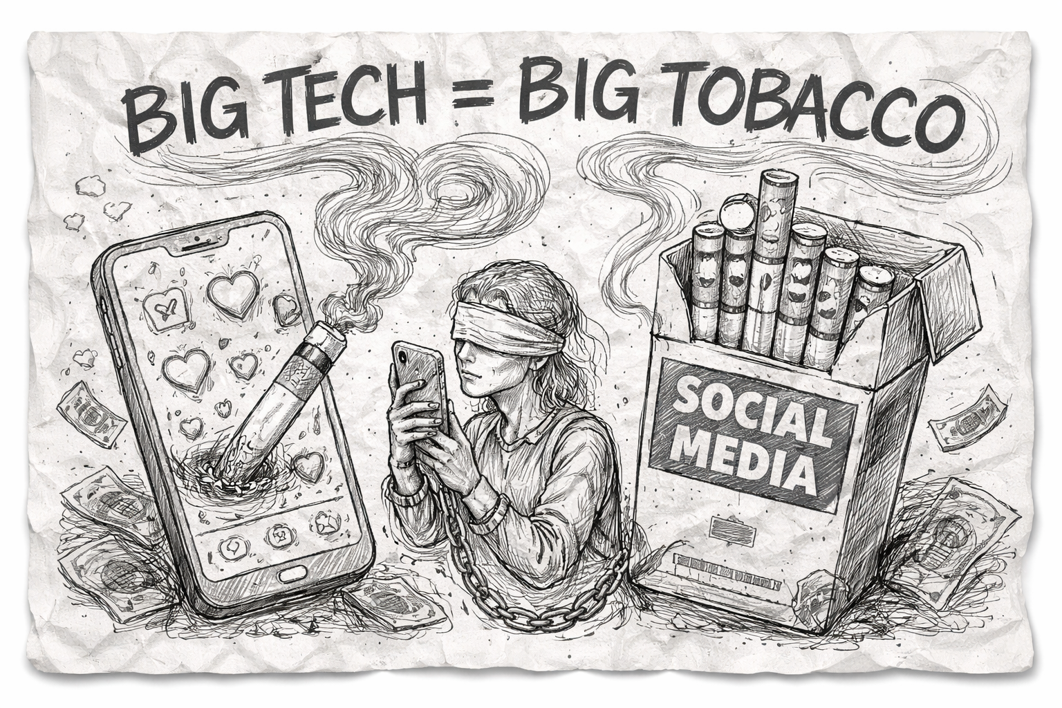 Big Tech Big Tobacco Social Media is like Smoking