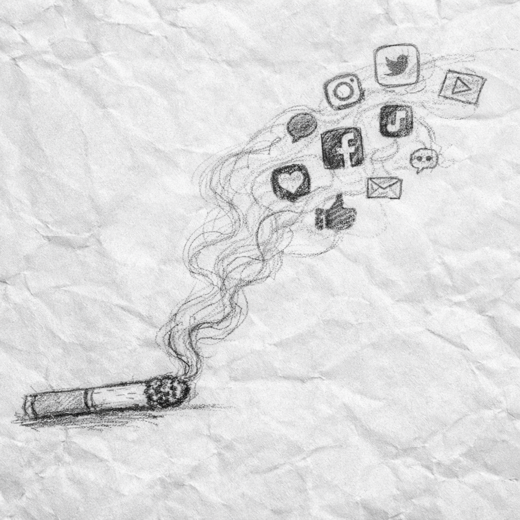 Social Media ist wie Rauchen