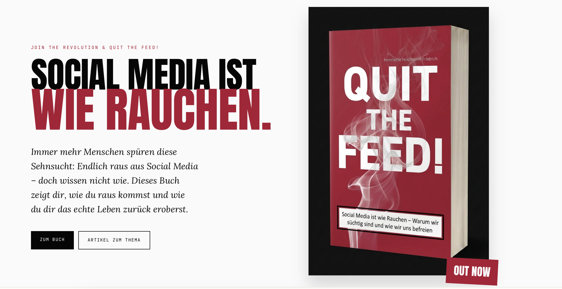 Buch Raus aus Social Media