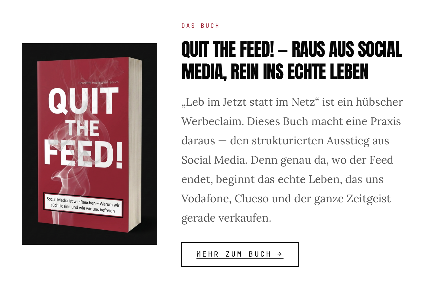 Buch Social Media Ausstieg