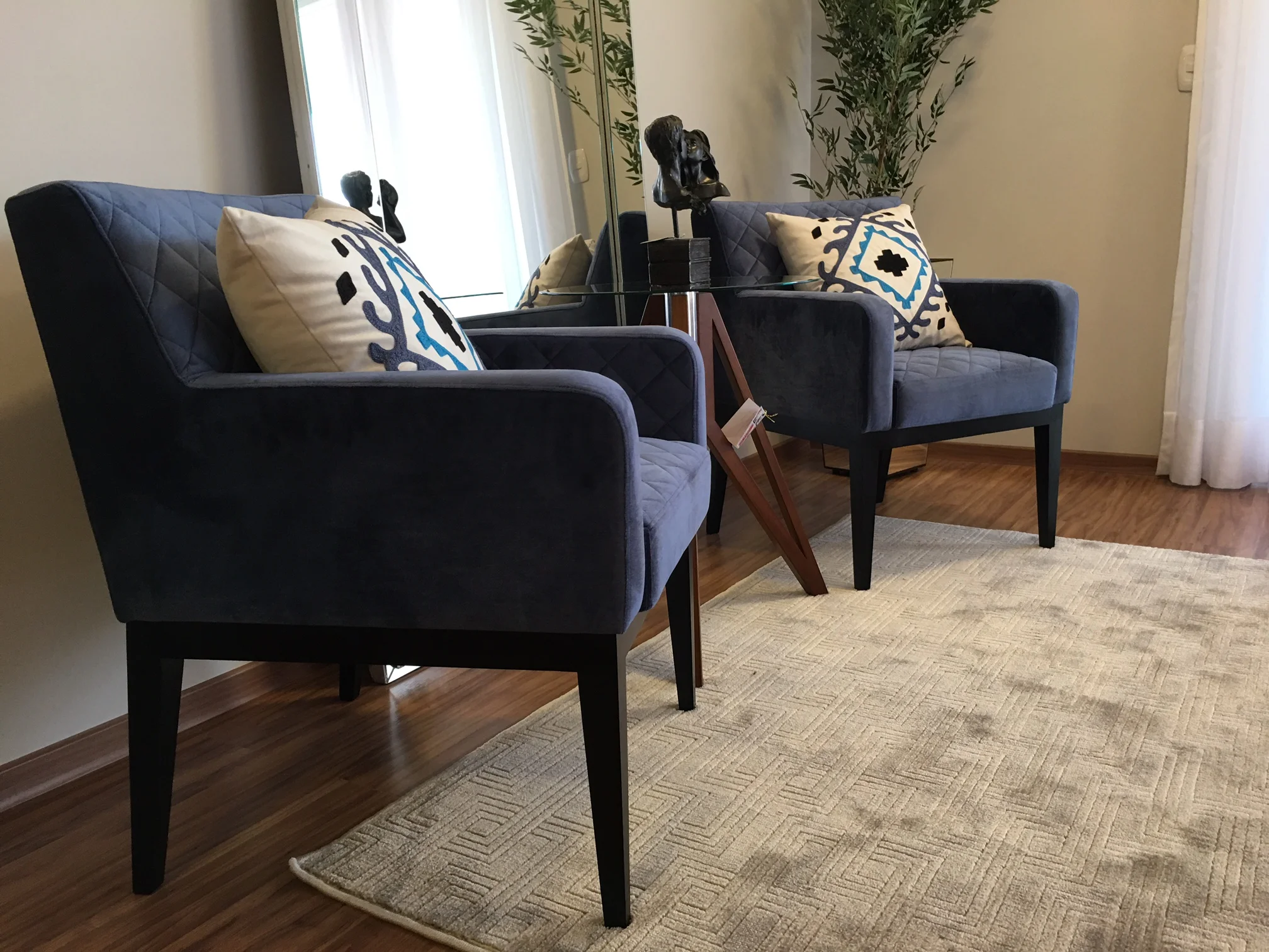 Apartamento decorado do Residencial São Francisco de Assis