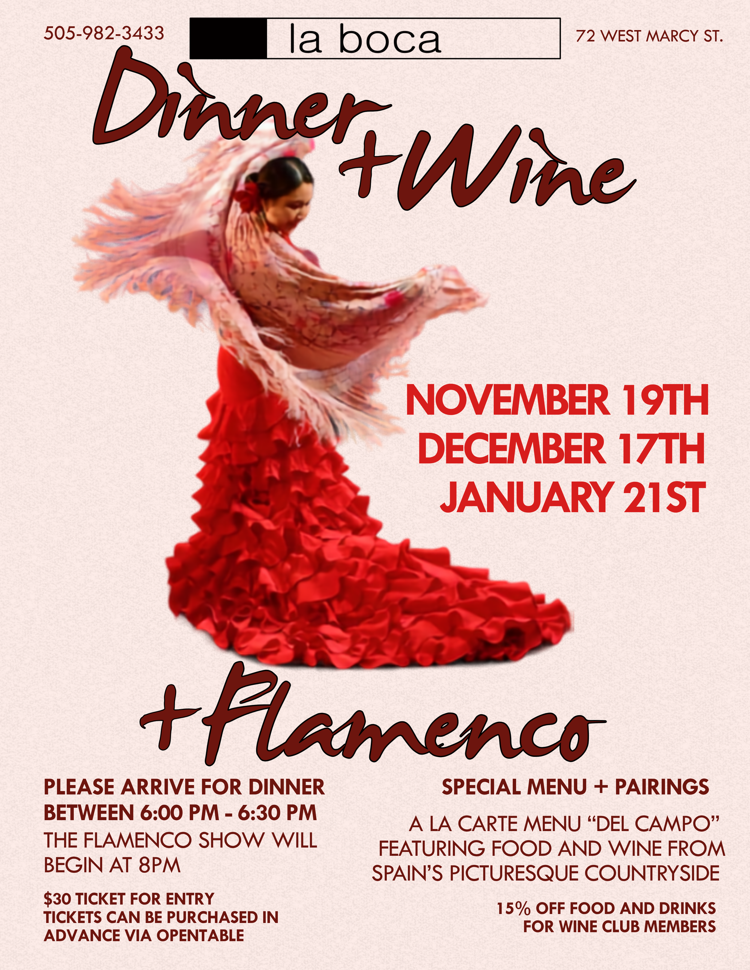 Flamenco Dinner