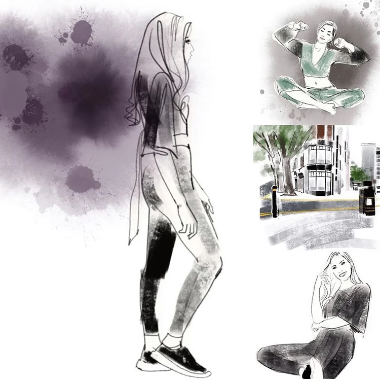 Stills from Naia Eastman rotoscope animation, a collaboration with Uber Digital