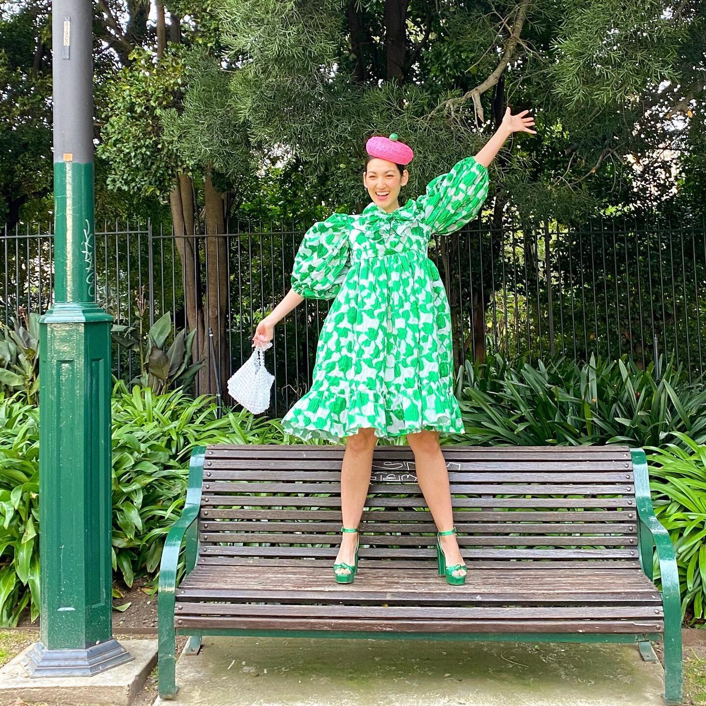 Day 1 Royal Ascot 🌈 dress and hat made by me 😄 #royalascot #styledwiththanks