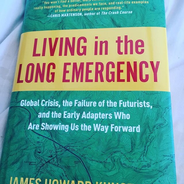 Not gonna lie, pretty cool to be featured in this new book by Jim Kunstler. Cheers to all my fellow &ldquo;early adapters.&rdquo; #hookermountainfarm #thelongemergency #earlyadapters