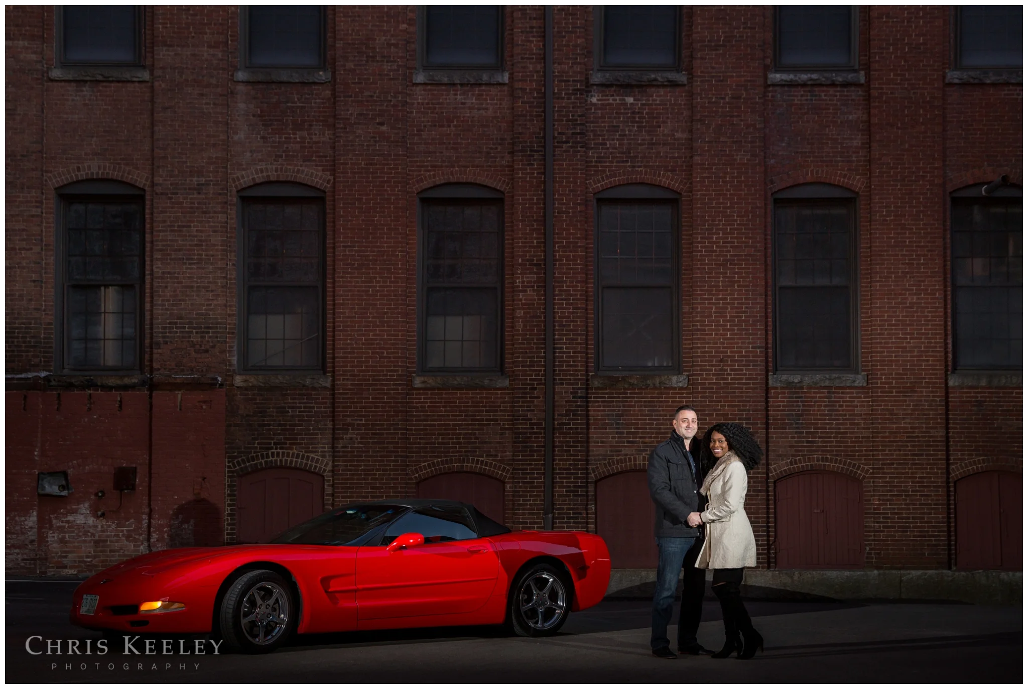 There's a bunch of great spots in downtown Dover for outdoor pictures. If cars or motorcycles are your thing, then outdoor pictures a must. Red Corvette, anyone?