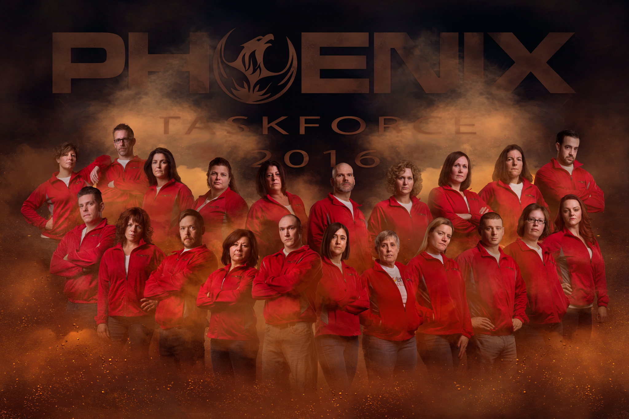 The 2017 Phoenix Taskforce of Phoenix Fitness, Dover, New Hampshire. The Phoenix Taskforce is a team of all-natural powerlifters and bodybuilders.