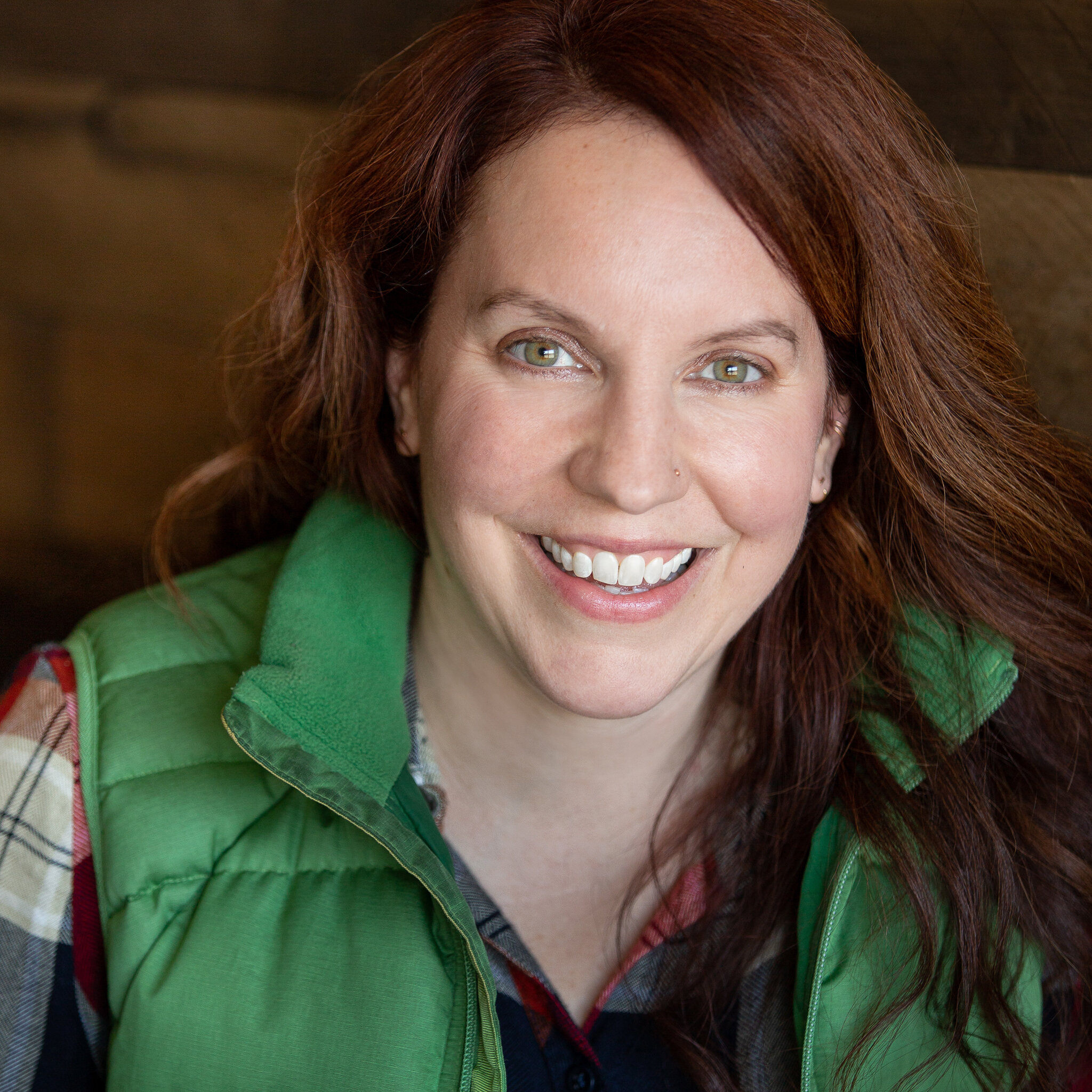 Headshot with Barnboard Wall