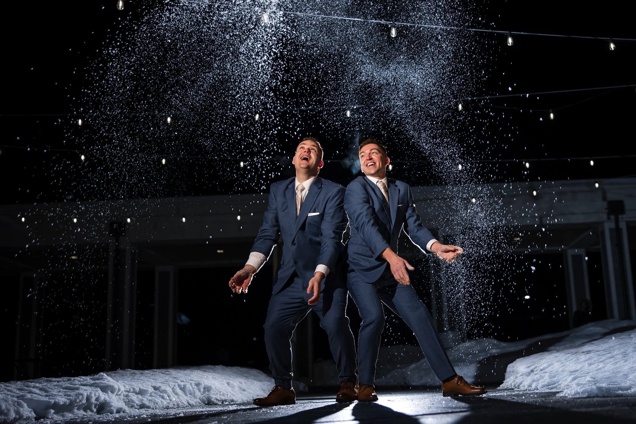 Kevin &amp; Robert | A Winter Wedding at Maine’s Luxurious Cliff House Resort