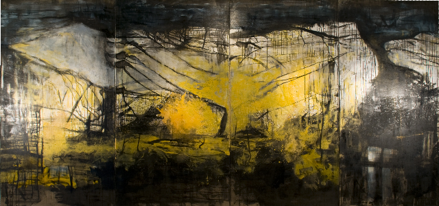 Palomar oil on canvas 250 X560cm