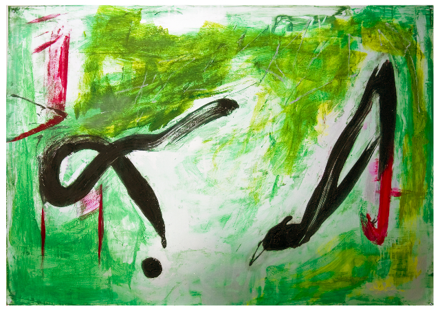  As long as mixed media on metal 70X90m