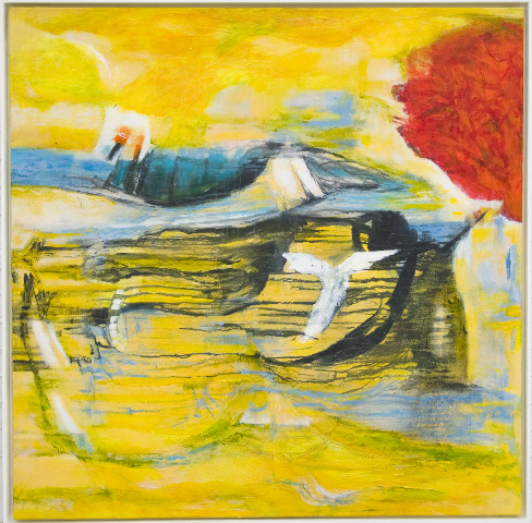Opera a cry lic on canvas 140X140cm