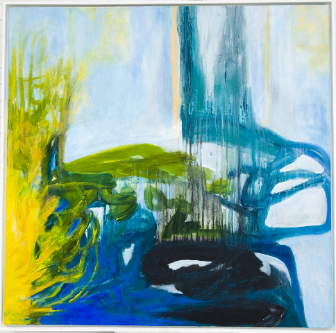 A buca chiusa a crylic on canvas 140X140cm