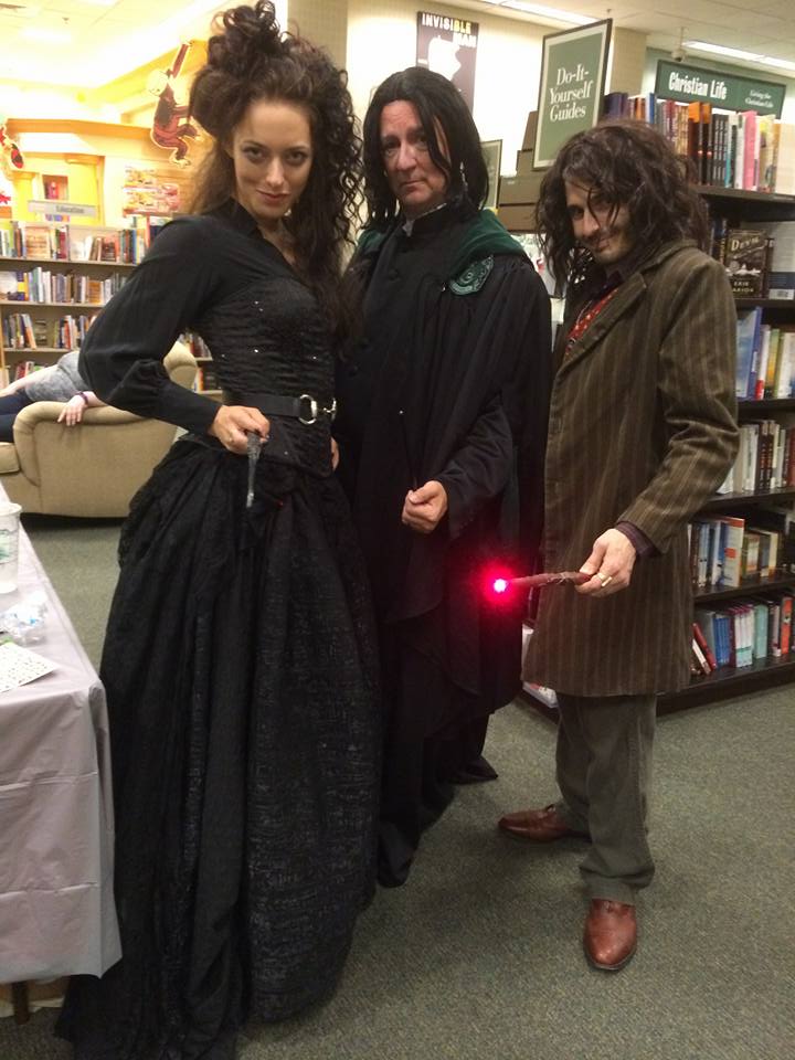 l to r: Jennifer Schottstaedt, your author, Josh Marsh