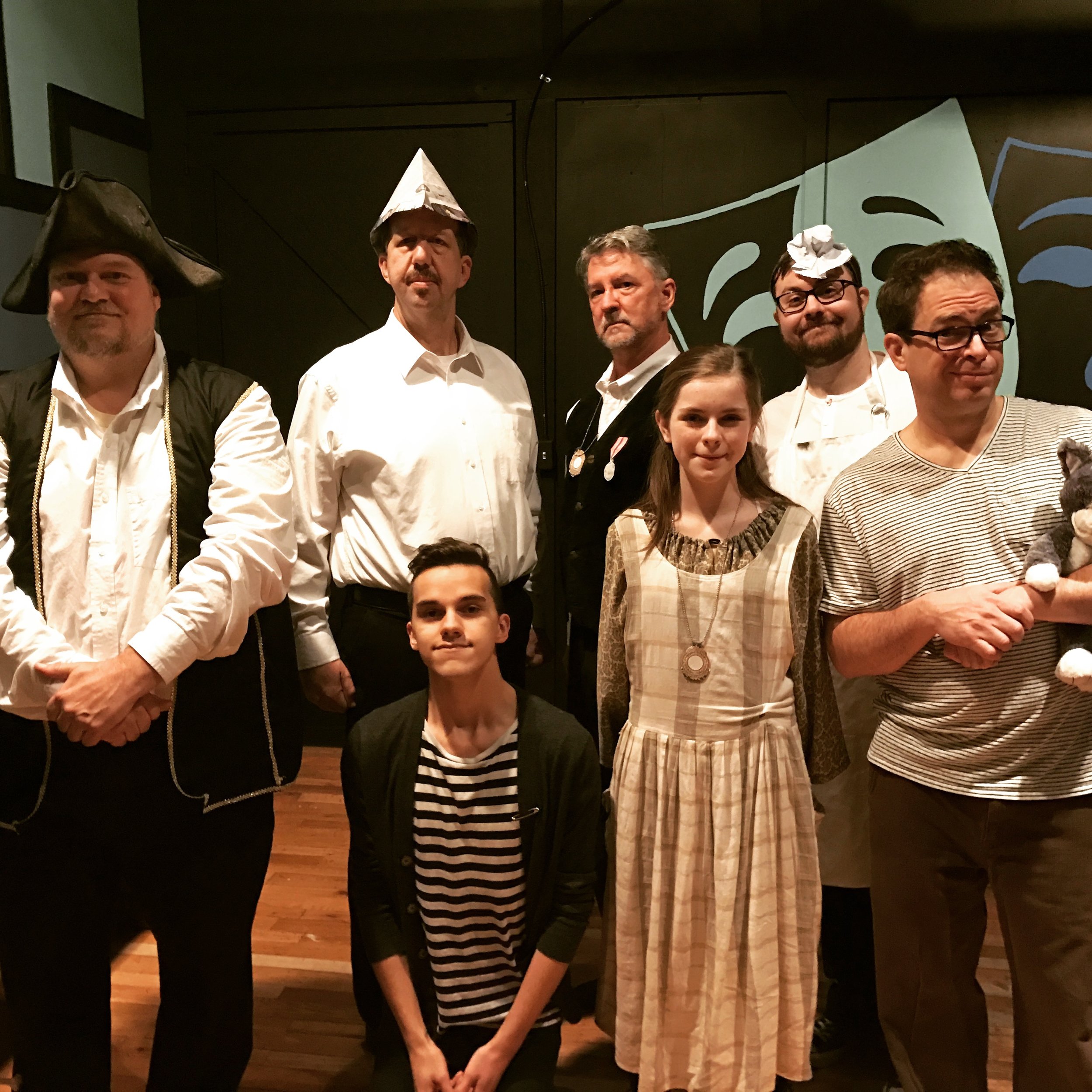 Rich Aagesen, John Caldwell, JP VanSant, me, Molly McInturff, Chaz Ferguson, Kevin McInturff, puss.