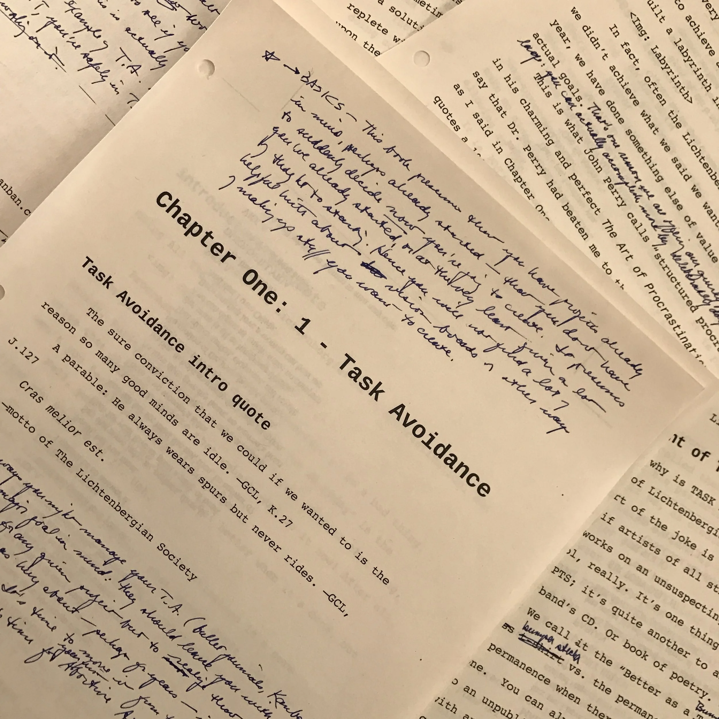 Abandoning, not finishing