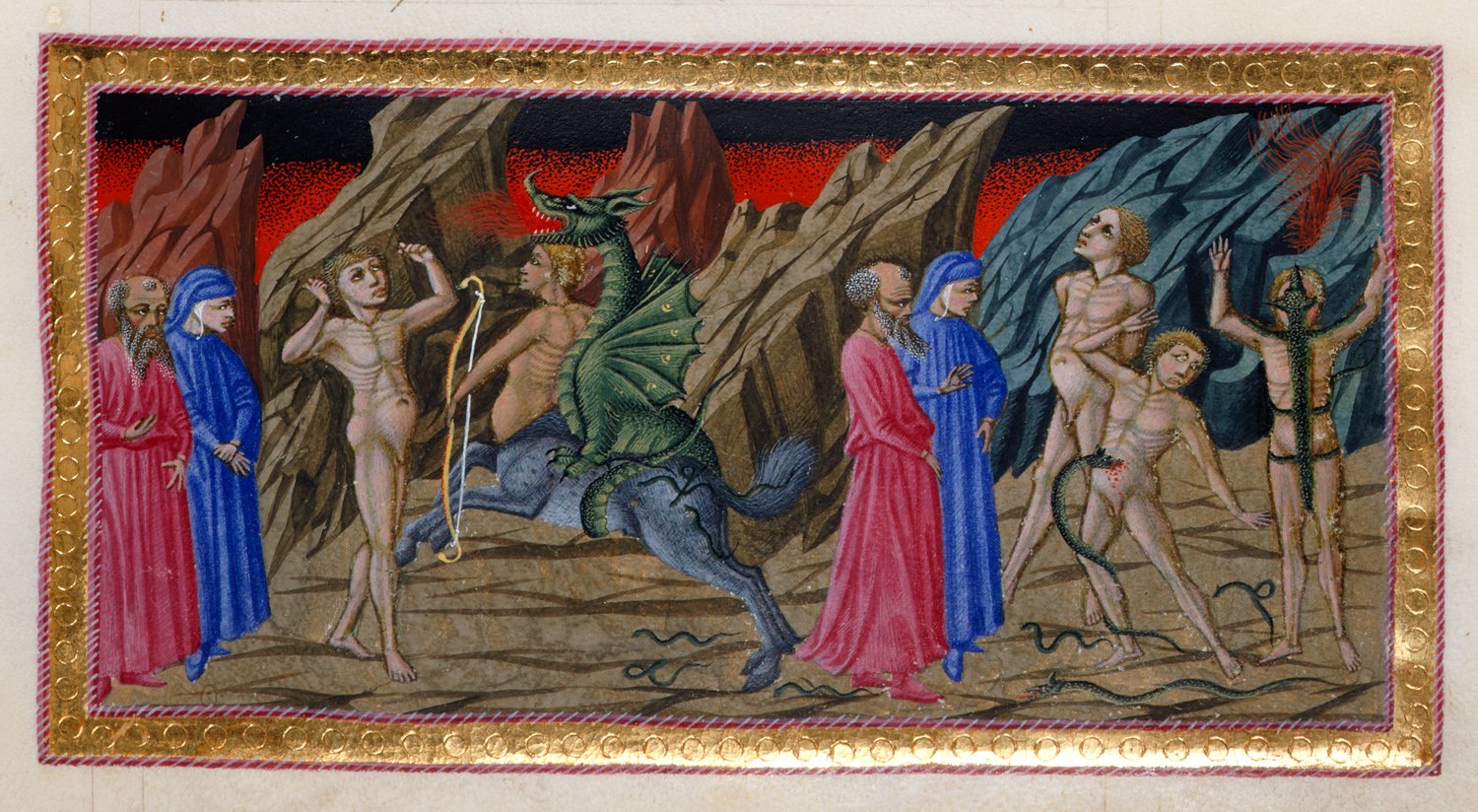 scene from Dante's Inferno