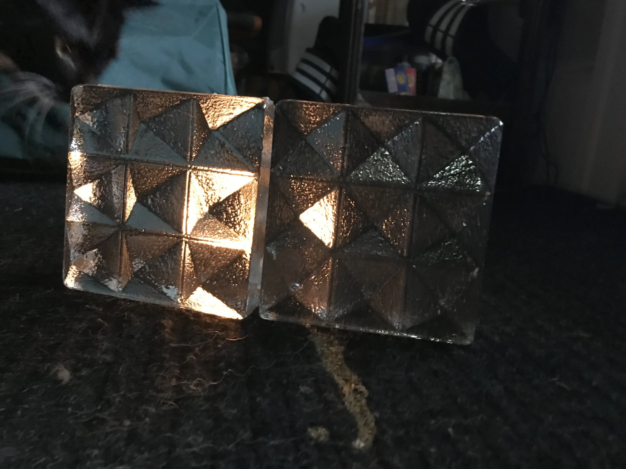 The phone camera cannot capture the delicate interplay of light.
