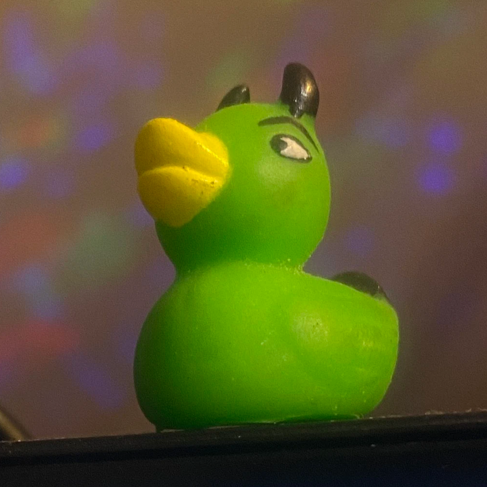 Rubber duckie...
