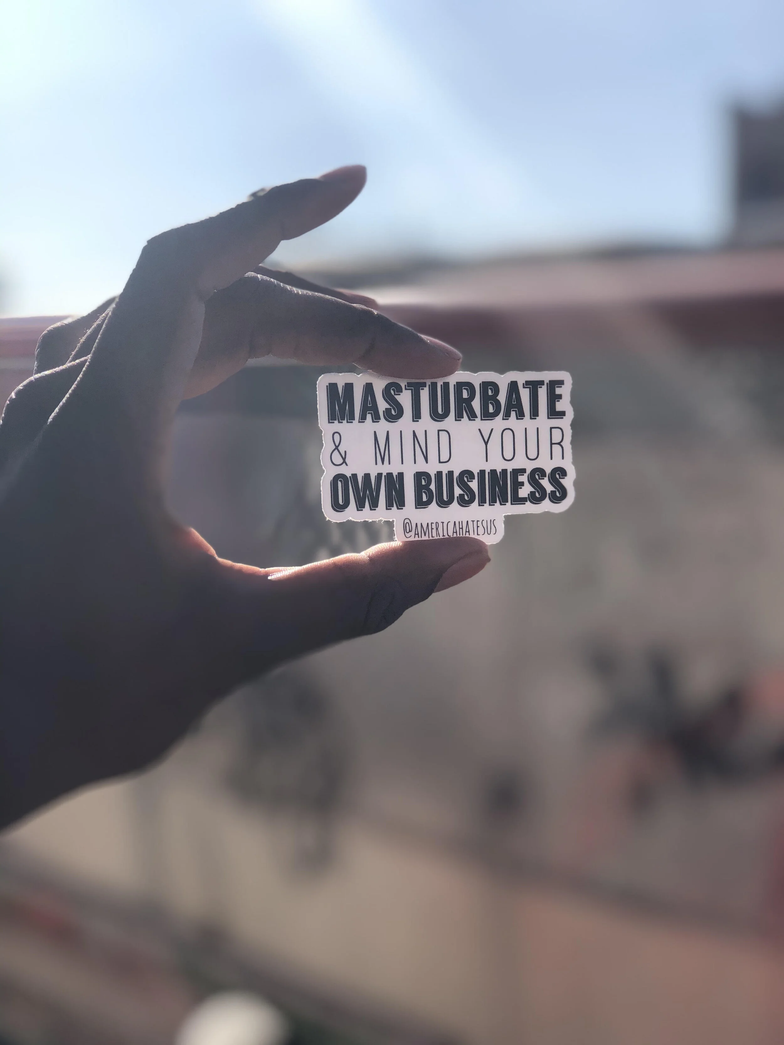 M &amp; MYOB (Sticker)
