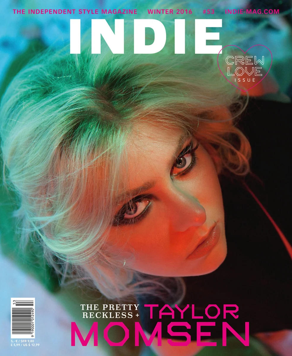 Taylor Momsen singer and actresse for INDIE Magazine