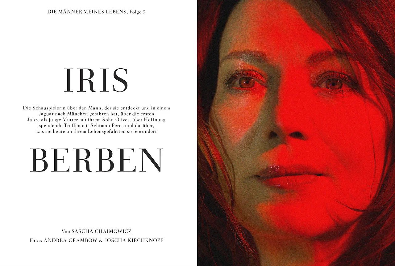 Iris Berben actress for Zeit Magazin Mann