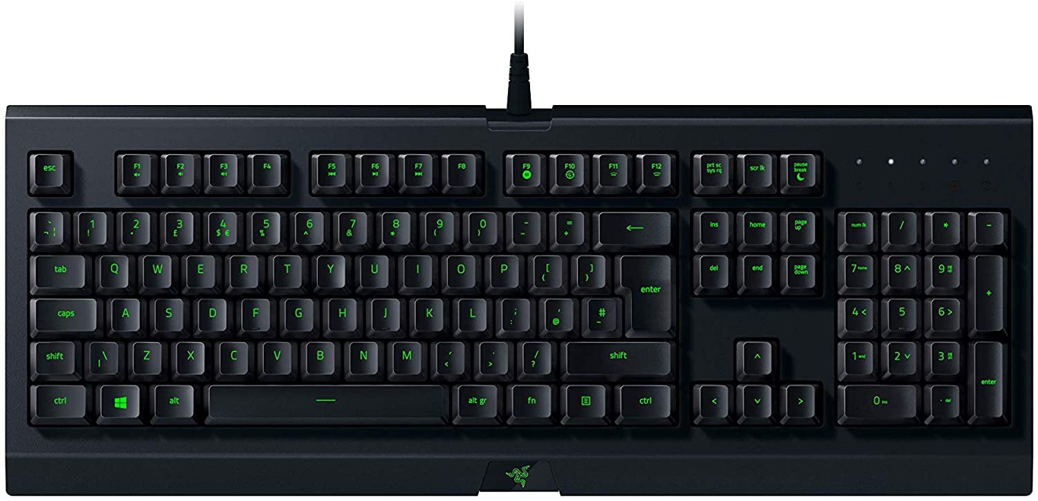 Razer Cynosa Lite - Essential Gaming Keyboard (Fully Programmable, RGB Chroma Lighting, Gaming Grade Keys, 10 Key Roll-Over, Spill Resistant)
