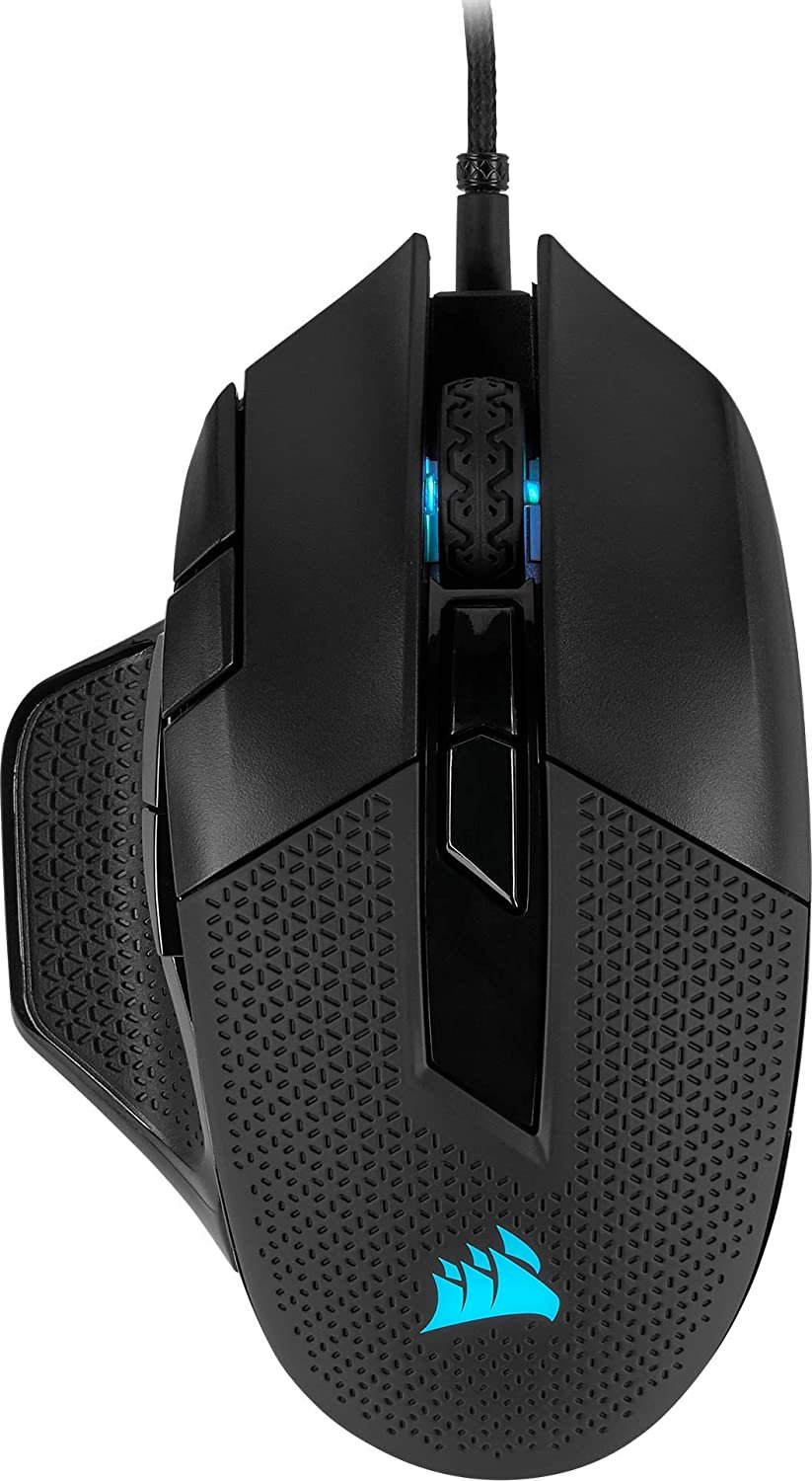 Corsair Nightsword RGB, Tunable FPS/MOBA Optical Gaming Mouse
