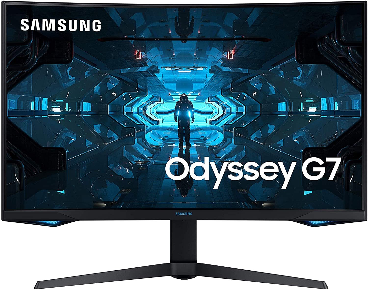 Samsung Odyssey G7 27" 1000R Curved Gaming Monitor - 240Hz, 1ms, 1440p QHD, Gsync