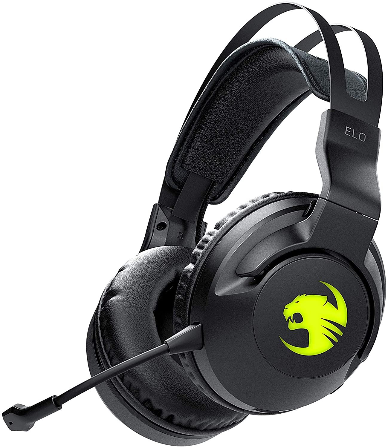 Roccat Elo 7.1 Air PC Wireless Gaming Headset, Surround Sound Headphones with Detachable Noise Cancelling Microphone
