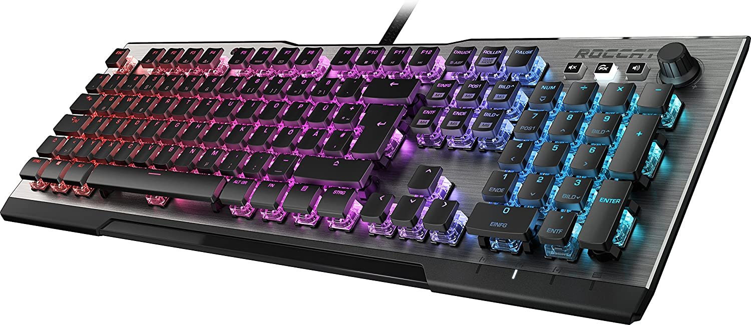 ROCCAT Vulcan 100 - Mechanical RGB Gaming Keyboard, AIMO LED Per-Key lighting