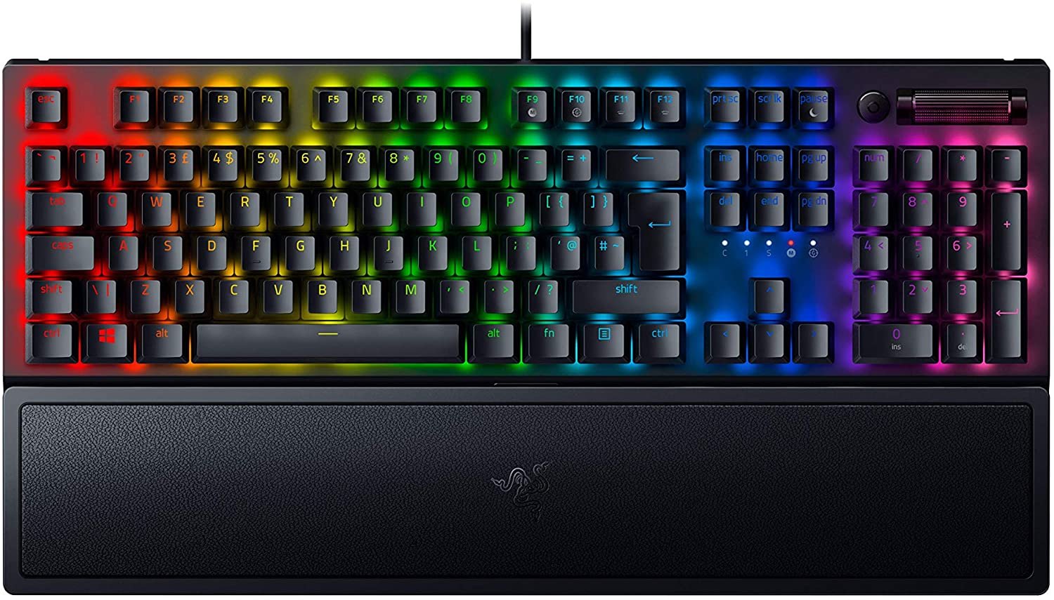 Razer BlackWidow V3 (Green Mechanical Switches) - Mechanical Gaming Keyboard