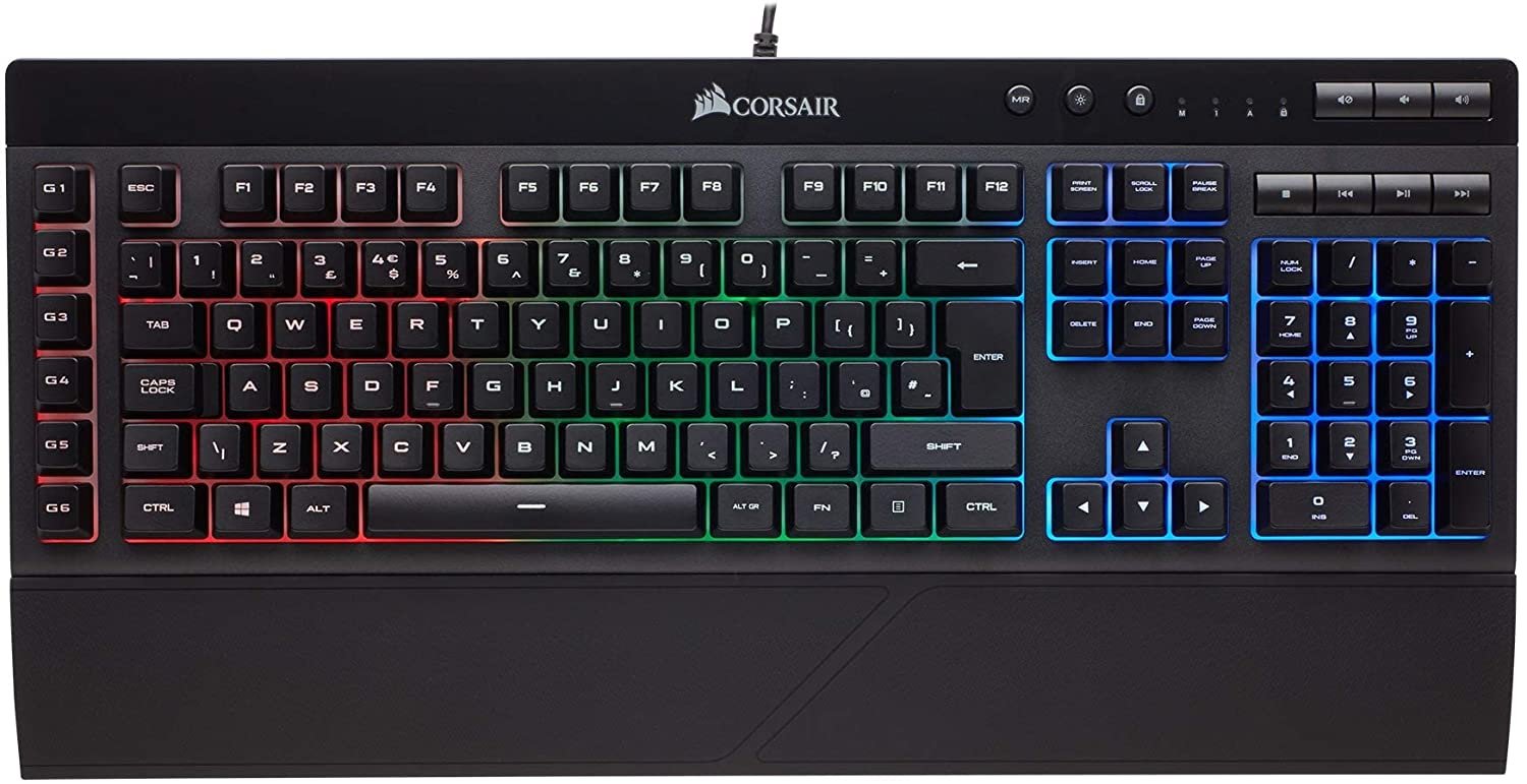 Corsair K55 RGB Membrane Gaming Keyboard