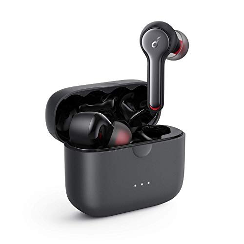 Anker Soundcore Liberty Air 2 Wireless Earbuds, Diamond-Inspired Drivers, Bluetooth Earphones, 4 Mics, Noise Reduction, 28H Playtime, HearID, Bluetooth 5, Wireless Charging, for Calls, Home Office