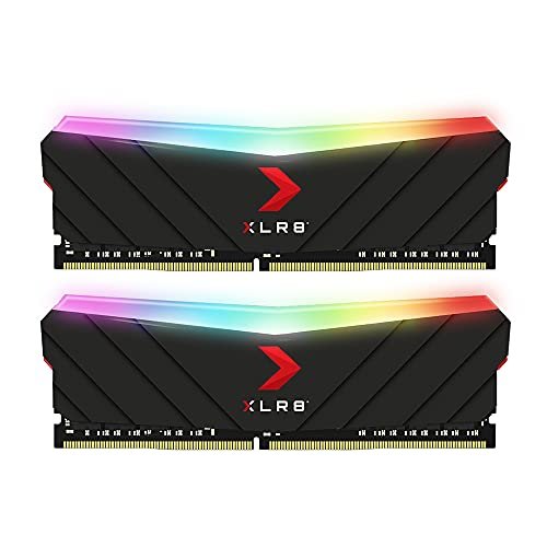 PNY XLR8 Gaming 16GB (2x8GB) DDR4 DRAM 4200MHz (PC4-33600) CL19 1.4V RGB Dual Channel Desktop (DIMM) Memory – MD16GK2D4420019XRGB