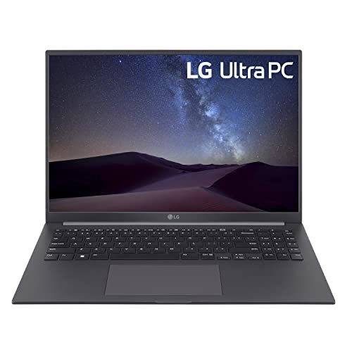 LG UltraPC 16U7R Laptop, 16” IPS Display, AMD Ryzen 7 7730U Processor, 16GB RAM, 512GB PCIe SSD, Webcam, , HDMI, Type-C, Wi-Fi 6, Windows 11 Home, Gray