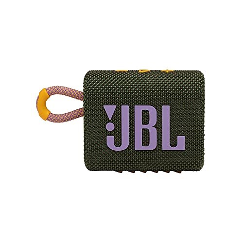 JBL Go 3: Portable Speaker with Bluetooth, Built-in Battery, Waterproof and Dustproof Feature - Green