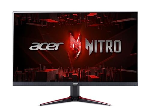 Acer Nitro 23.8" Full HD 1920 x 1080 PC Gaming IPS Monitor | AMD FreeSync Premium | 180Hz Refresh | Up to 0.5ms | HDR10 Support | 99% sRGB | 1 x Display Port 1.2 & 2 x HDMI 2.0 | VG240Y M3biip