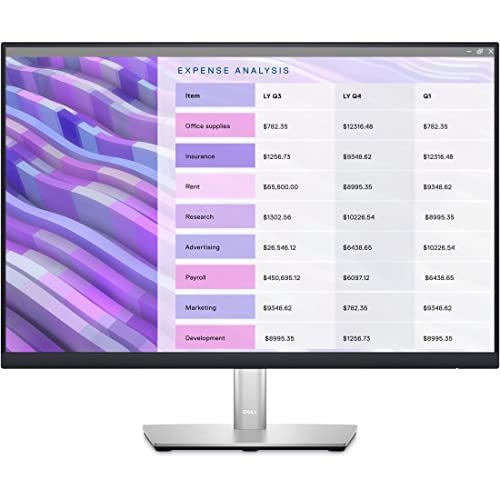 Dell P2423 24" WUXGA WLED LCD Monitor - 16:9 - Black, Silver