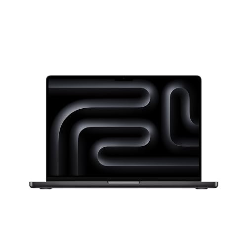 Apple 2023 MacBook Pro Laptop M3 Pro chip with 11‑core CPU, 14‑core GPU: 14.2-inch Liquid Retina XDR Display, 18GB Unified Memory, 512GB SSD Storage. Works with iPhone/iPad; Space Black
