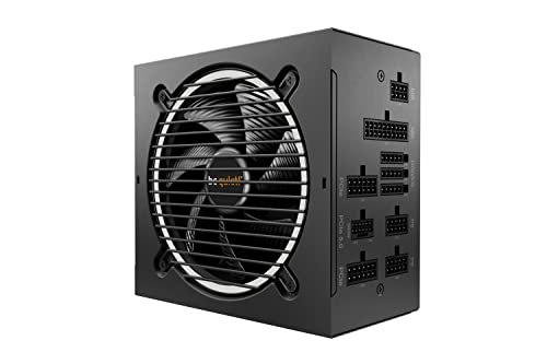 Pure Power 12 M 1000W, ATX 3.0, 80 Plus® Gold, Modular Power Supply, for PCIe 5.0 GPUs and GPUs with 6+2 pin connectors, 12VHPWR Cable Included, Silent 120mm be quiet! Fan - BN506