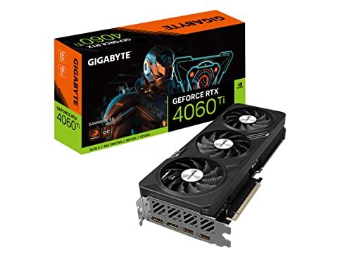 GIGABYTE GV-N406TGAMING OC-8GD GeForce RTX 4060 Ti Gaming OC 8G Graphics Card, 3X WINDFORCE Fans, 8GB 128-bit GDDR6, Video Card